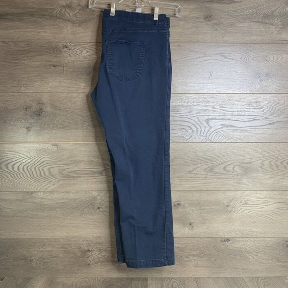 Perry Ellis Portfolio Mens Size 38X30 Navy Blue Straight Leg Pants Casual - Picture 8 of 9